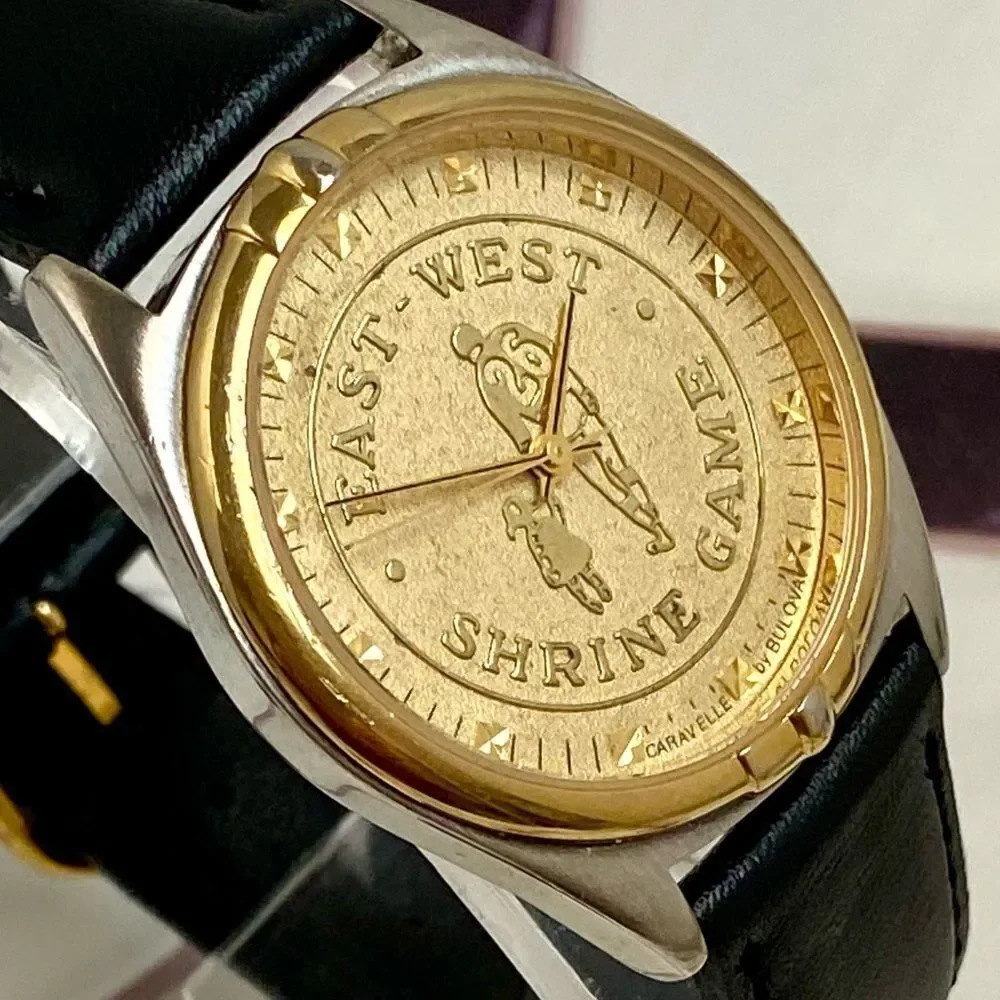Vintage 2002 / 2003 Caravelle by Bulova East West Shrine Bowl Game Watch